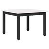 vidaXL Couchtisch Wei&szlig; 50 x 50 x 36 cm Massives Kiefernholz