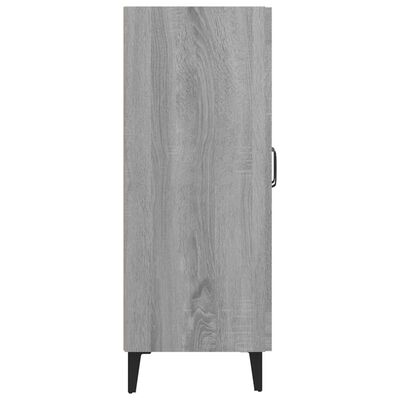 vidaXL Sideboard Grau Sonoma 69,5x34x90 cm Holzwerkstoff
