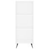 vidaXL Regalschrank Weiß 34,5x32,5x90 cm Holzwerkstoff