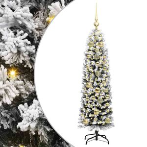 vidaXL K&uuml;nstlicher Weihnachtsbaum mit 150 LEDs mit St&auml;nder Gr&uuml;n 150 cm