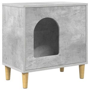 vidaXL Katzenhaus Beton 51 x 30 x 52 cm Holzwerkstoff