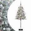vidaXL K&uuml;nstlicher Weihnachtsbaum mit Kugel 120 cm 150 LEDs
