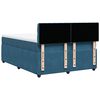 vidaXL Boxspringbett mit Matratze Blau 140x200 cm Samt