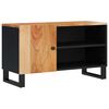 vidaXL TV-Schrank 80x33x46 cm Massivholz Akazie & Holzwerkstoff