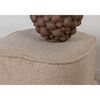 Venture Home Hocker Piff 44x44x41 cm Teddy Beige