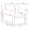 vidaXL Sofa 2 pcs Dunkelgrau