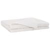vidaXL Gewichtsdecke Wei&szlig; 122 x 183 cm 9 kg 100% Baumwolle 205T