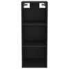 vidaXL Wandschrank Schwarz 34,5x32,5x90 cm Holzwerkstoff