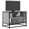 vidaXL TV-Schrank Grau Sonoma 61x40x46 cm Holzwerkstoff und Metall