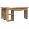 vidaXL Schreibtisch Artisan-Eiche 142 x 102 x 73 cm Holzwerkstoff