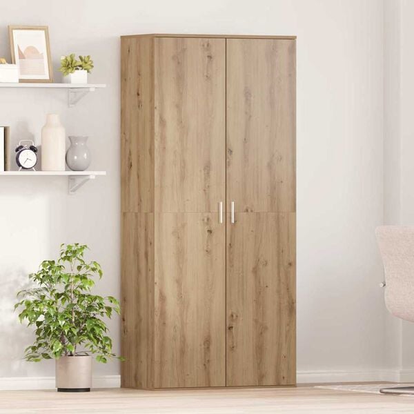 vidaXL Hochschrank Artisan-Eiche 80 x 39 x 178 cm Holzwerkstoff