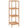 vidaXL Badregal 36x36x112 cm Massivholz Nussbaum