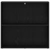 vidaXL B&uuml;cherregal Schwarz Eichen-Optik 60 x 30 x 76.5 cm