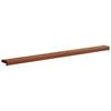 vidaXL Fensterbank Braunes Holz 160 x 10 x 4,5 cm PVC