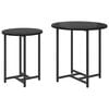 vidaXL Beistelltisch-Set 2 stk. Schwarz Eichen-Optik 50 x 50 x 50 cm