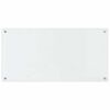 vidaXL Küchenrückwand 2 pcs Transparent 100 x 50 cm Gehärtetes Glas