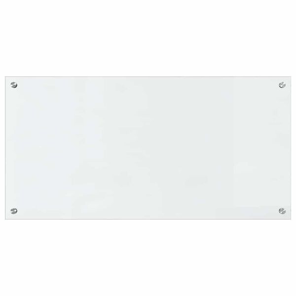 vidaXL Küchenrückwand 2 pcs Transparent 100 x 50 cm Gehärtetes Glas