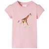 vidaXL Kinder-T-Shirt Hellrosa 104