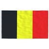 vidaXL Flagge Belgiens mit Mast 5,5 m Aluminium