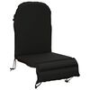 vidaXL Sonnen-Lounger Kissen GEMERT 100 % Polyester Schwarz