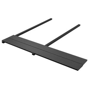 vidaXL Terrassendiele 6 stk. Schwarz WPC