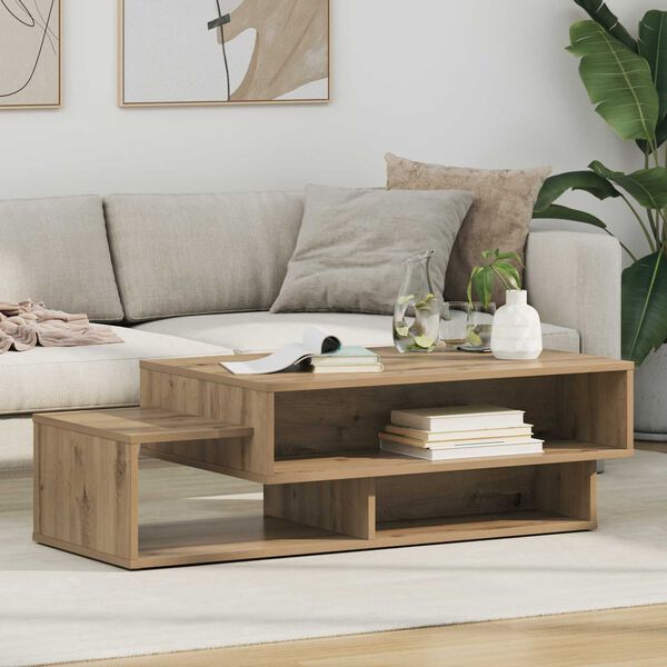 vidaXL Couchtisch Artisan-Eiche 105 x 50 x 32,5 cm Holzwerkstoff