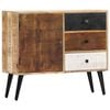 vidaXL Sideboard 88&times;30&times;73 cm Mango-Massivholz