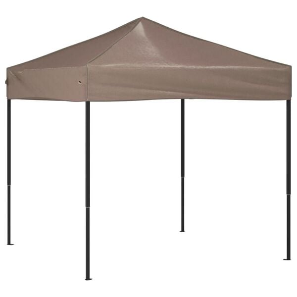 vidaXL Partyzelt Faltbar Taupe 2x2 m