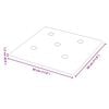 vidaXL Wandkopfteilen 12 pcs Braun 30 x 30 cm Kunstleder