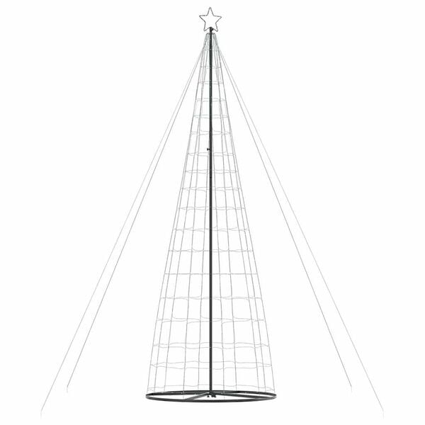 vidaXL LED Weihnachtsbaum 1534 LEDs Warmwei&szlig; 500 cm