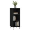 vidaXL Sideboard Schwarz 34,5x32,5x90 cm Holzwerkstoff