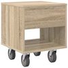 vidaXL Nachttisch Sonoma-Eiche 40,5 x 40 x 48 cm Holzwerkstoff