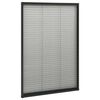 vidaXL Insektenschutz-Plissee f&uuml;r Fenster Aluminium Anthrazit 80x160cm