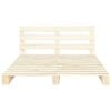 vidaXL Palettenbett Massivholz Kiefer 200&times;200 cm