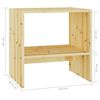 vidaXL Nachttische 2 Stk. 40x30,5x40 cm Massivholz Tanne