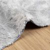 vidaXL Teppich Shaggy Hochflor NAVARRA Silbergrau 120x170 cm Polyester