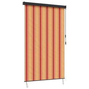 vidaXL Rollo Mehrfarbig 60 x 250 cm Stoff und Aluminium