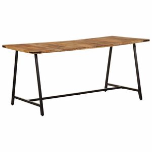 vidaXL Esstisch 160x80x75 cm Massivholz Mango