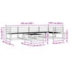 vidaXL Outdoor-Sofagarnitur 6 pcs Natur Massivholz Akazie