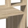 vidaXL Schreibtisch mit Regal Sonoma-Eiche 100x45x140 cm Holzwerkstoff