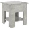 vidaXL Couchtisch Betongrau 40x40x42 cm Holzwerkstoff