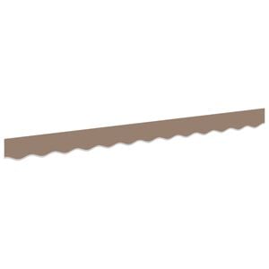 vidaXL Markisensch&uuml;rzen-Ersatz Taupe 236 x 20 cm Polyester