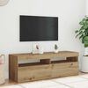 vidaXL TV-Schrank mit LED Artisan-Eiche 120x35x40 cm Holzwerkstoff