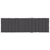 vidaXL Sonnenliegen-Auflage Melange Anthrazit 200x60x4 cm Stoff