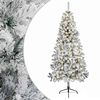 vidaXL K&uuml;nstlicher klappbarer Weihnachtsbaum 120 cm 150 LEDs
