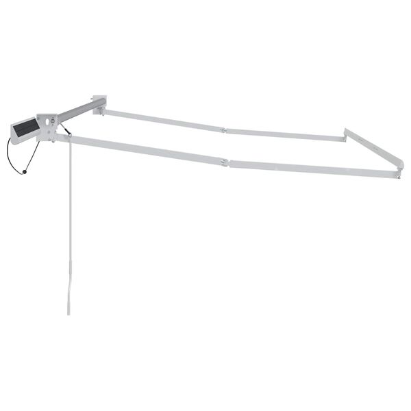 vidaXL Elektrisches Markisenrahmen Wei&szlig; 3 x 2,5 m Stahl