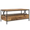vidaXL Couchtisch with Drawer Altholz 100 x 51 x 45 cm Holzwerkstoff