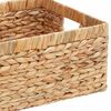 vidaXL Aufbewahrungsk&ouml;rbe 3 pcs Natur 40 x 30 x 18 cm Wasserhyazinthe