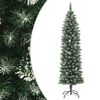 vidaXL K&uuml;nstlicher Weihnachtsbaum mit St&auml;nder Schlank 210 cm PVC