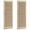 vidaXL Schranktür 2 pcs Natur 110 x 2,1 x 39,5 cm Massivholz Kiefer